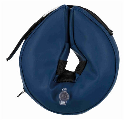Trixie Beschermkraag Opblaasbaar Blauw M 40-45X11,5 Cm
