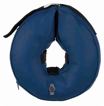 Trixie Beschermkraag Opblaasbaar Blauw M 40-45X11,5 Cm