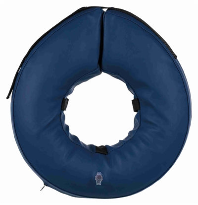 Trixie Beschermkraag Opblaasbaar Blauw M 40-45X11,5 Cm